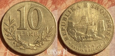 Албания 10 леков 1996 года, KM# 77, 462q-534