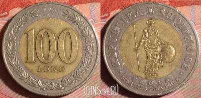 Албания 100 леков 2000 года, KM# 80, 156g-112