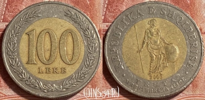 Албания 100 леков 2000 года, KM# 80, 246r-023