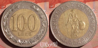 Албания 100 леков 2000 года, KM# 80, 253f-071
