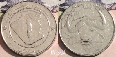 Алжир 1 динар 2005 года, KM# 129, 170-138