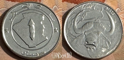 Алжир 1 динар 2007 года, KM# 129, 159t-112