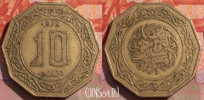 Алжир 10 динаров 1979 года, KM# 110, 235a-037