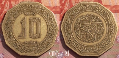 Алжир 10 динаров 1979 года, KM# 110, 237a-060