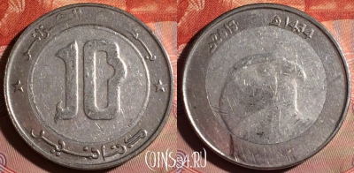 Алжир 10 динаров 2013 года, KM# 124, 177f-028