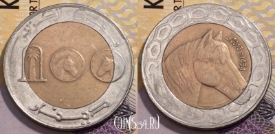 Алжир 100 динаров 2013 года, KM# 132, 234-114