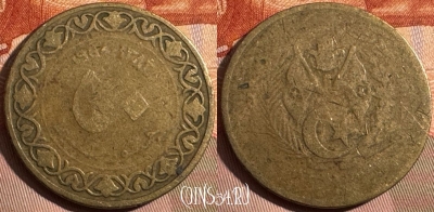 Алжир 50 сантимов 1964 года, KM# 99, 372s-136