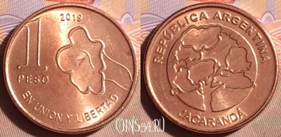 Аргентина 1 песо 2019 года, 097g-020