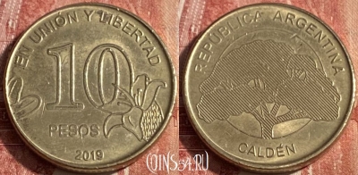 Аргентина 10 песо 2019 года, 257r-023