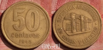 Аргентина 50 сентаво 1993 года, KM# 111, 066l-019