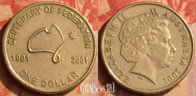 Австралия 1 доллар 2001 года, KM# 534.1, 196o-111