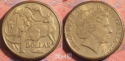 Австралия 1 доллар 2009 года, KM# 489, a087-123