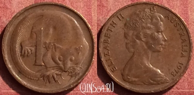 Австралия 1 цент 1973 года, KM# 62, 442-064