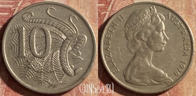 Австралия 10 центов 1979 года, KM# 65, 158p-002