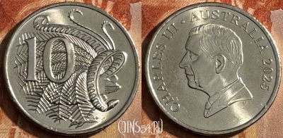 Австралия 10 центов 2025 года, UNC, s515s-030
