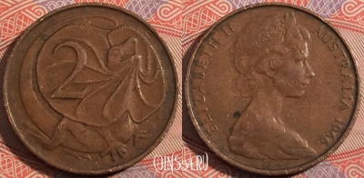 Австралия 2 цента 1966 года, KM# 63, b080-141