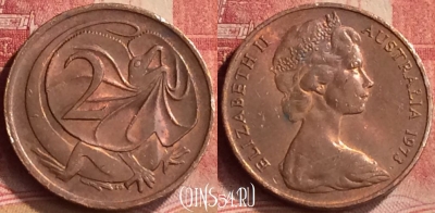 Австралия 2 цента 1973 года, KM# 63, 202m-088