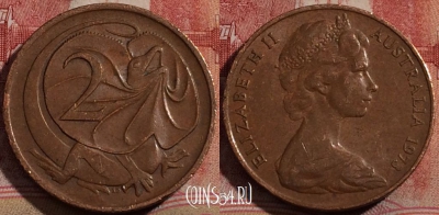 Австралия 2 цента 1973 года, KM# 63, 212-085