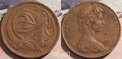 Австралия 2 цента 1973 года, KM# 63, a058-165