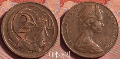 Австралия 2 цента 1978 года, KM# 63, 210k-002
