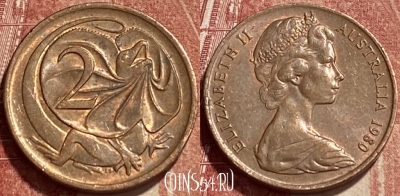 Австралия 2 цента 1980 года, KM# 63, 395q-077