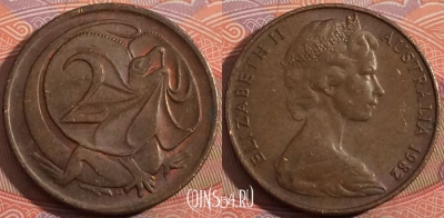 Австралия 2 цента 1982 года, КМ# 63, a135-073