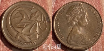 Австралия 2 цента 1983 года, KM# 63, 195q-106