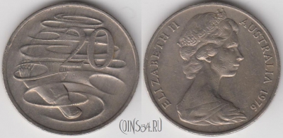 Австралия 20 центов 1976 года, KM# 66, 130-143