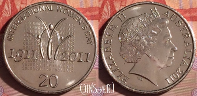 Австралия 20 центов 2011 года, KM# 1642, 063j-089