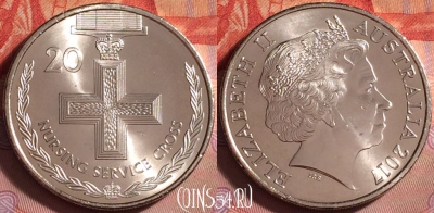 Австралия 20 центов 2017 года, UNC, 306j-073