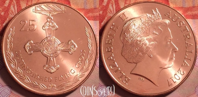 Австралия 25 центов 2017 года, UNC, 303j-082