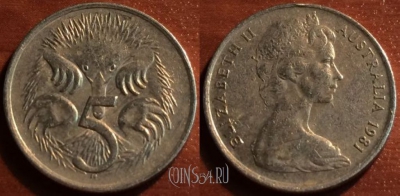 Австралия 5 центов 1981 года, KM# 64, 49-156