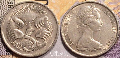 Австралия 5 центов 1983 года, KM# 64, 139-103