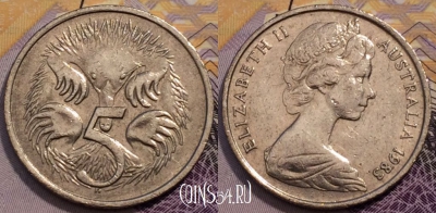 Австралия 5 центов 1983 года, KM# 64, 234-097