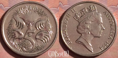 Австралия 5 центов 1994 года, KM# 80, 058i-131