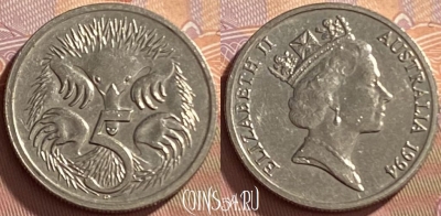 Австралия 5 центов 1994 года, KM# 80, 212p-098