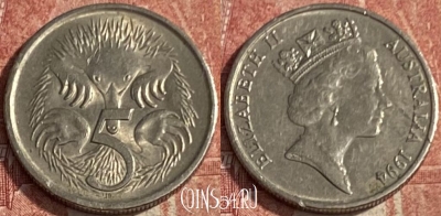 Австралия 5 центов 1994 года, KM# 80, 248q-002
