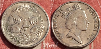 Австралия 5 центов 1994 года, KM# 80, a059-120