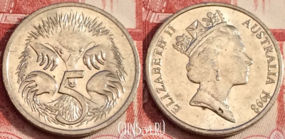 Австралия 5 центов 1998 года, KM# 80, 069b-064