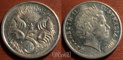 Австралия 5 центов 2002 года, KM# 401, 49-029