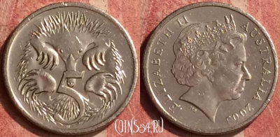 Австралия 5 центов 2003 года, KM# 401, 426-044