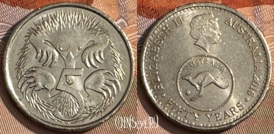 Австралия 5 центов 2016 года, 057s-027 ♛