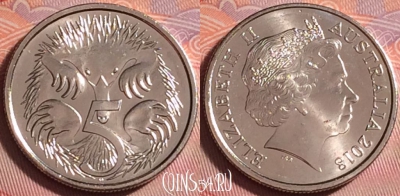 Австралия 5 центов 2018 года, KM# 401, UNC, 304j-133