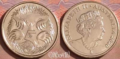 Австралия 5 центов 2020 года, UNC, 097l-051