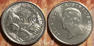 Австралия 5 центов 2025 года, 502s-123