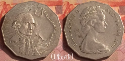 Австралия 50 центов 1970 года, KM# 69, 286o-075