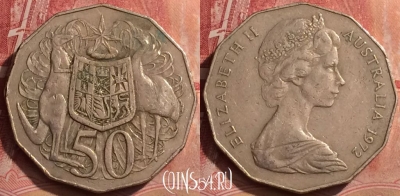 Австралия 50 центов 1972 года, KM# 68, 060l-114