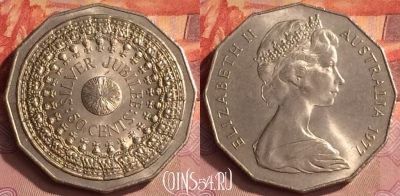 Австралия 50 центов 1977 года, KM# 70, 286o-021