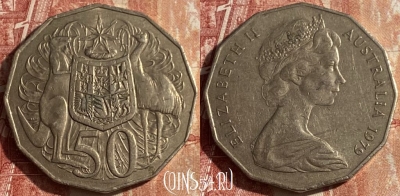 Австралия 50 центов 1979 года, KM# 68, 052p-050