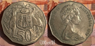 Австралия 50 центов 1979 года, KM# 68, 069t-016